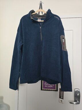Columbia Titanium Men's XXL 1/4 Zip Fleece Pullover